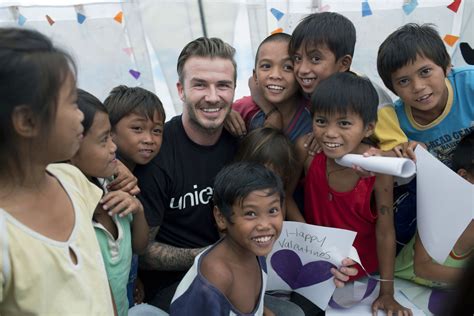 david beckham philanthropy